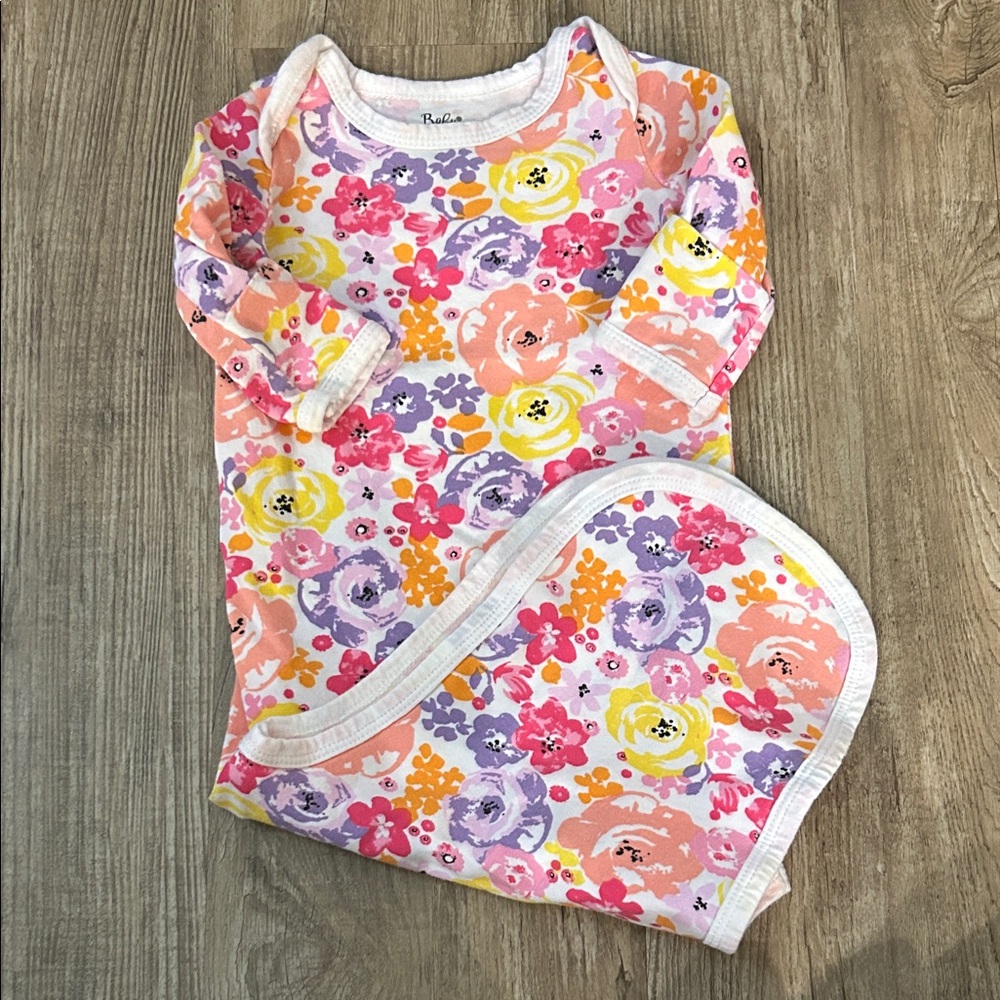 Floral Baby Sleeper - Pink, Purple, Yellow
